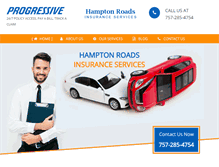 Tablet Screenshot of hamptonroadsinsurance.net